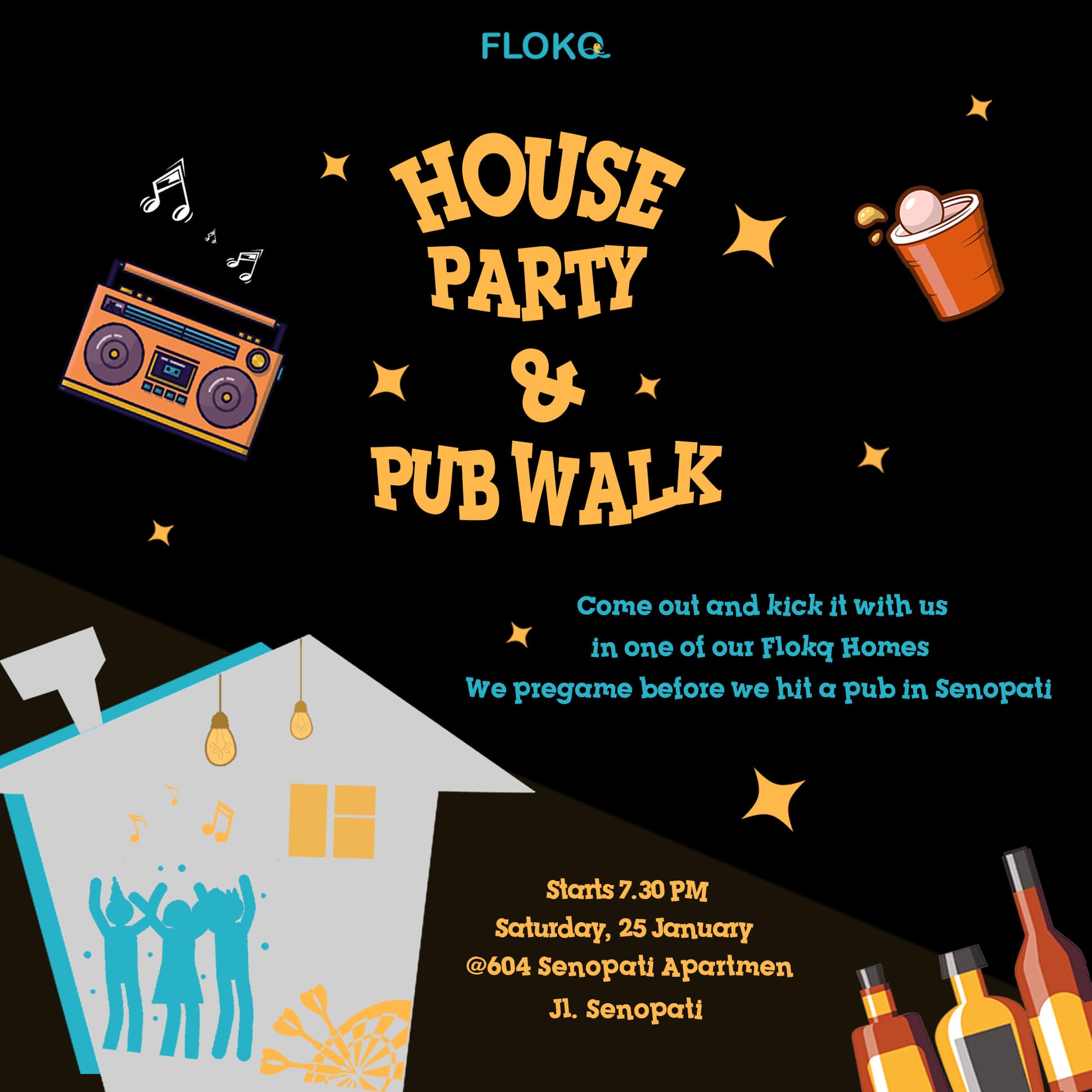 House Party & Pub Walk
